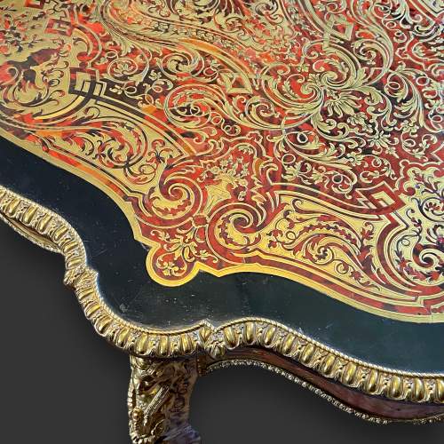 19th Century French Boulle Centre Table image-2