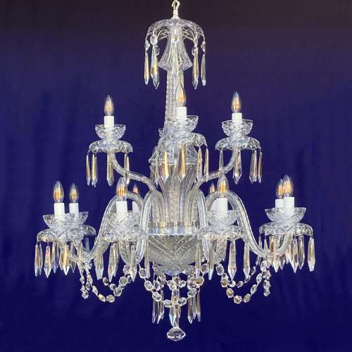 Special Commission Waterford Crystal Powerscourt Chandelier image-1