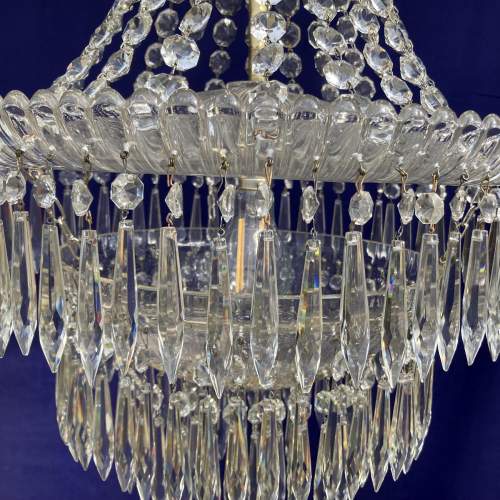Art-Deco Crystal Waterfall Chandelier image-3