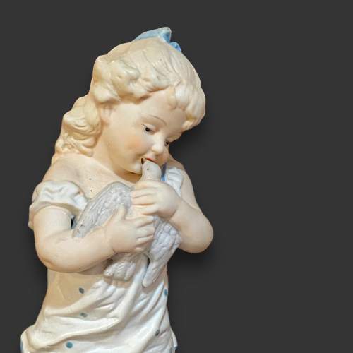 Pair of Bisque Figures of a Boy and Girl image-4