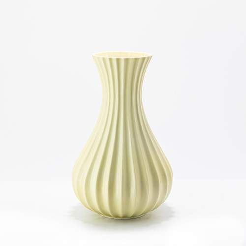 Swedish Ceramic Yellow Vase by Pia Ronndahl for Rorstrand image-2