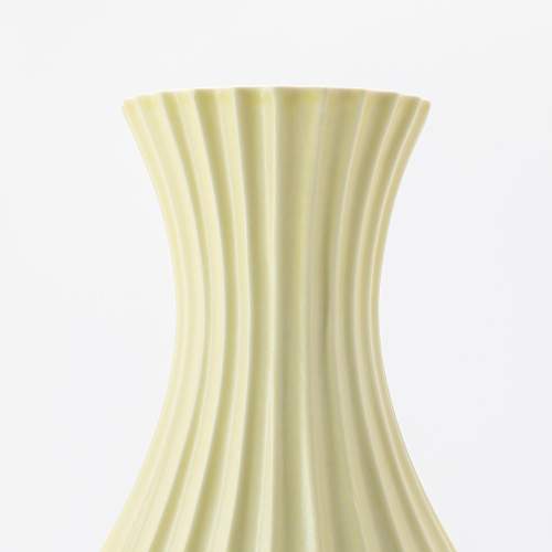 Swedish Ceramic Yellow Vase by Pia Ronndahl for Rorstrand image-4