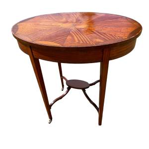 A Fine Satinwood Occasional Table