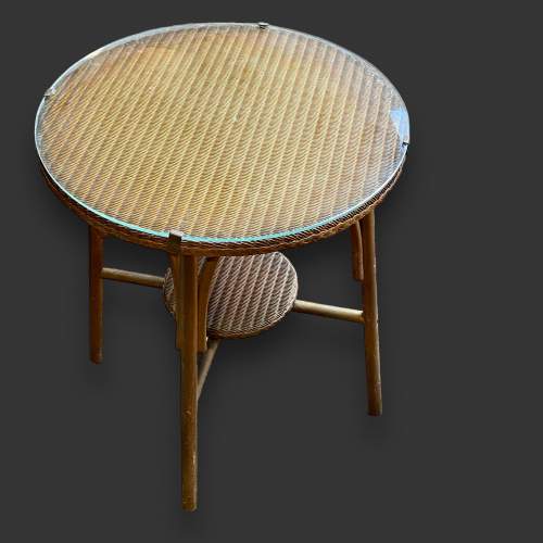 Original Lloyd Loom Table image-1
