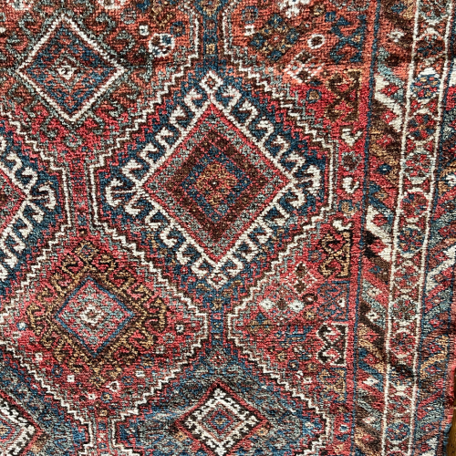 Hand Knotted Persian Shiraz Rug image-6