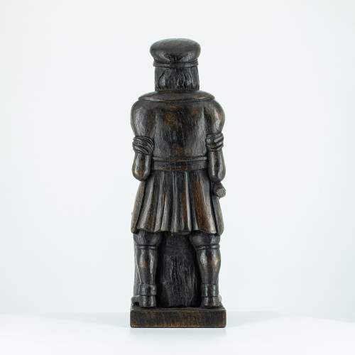 Well Carved Antique Oak Figure of a Blacksmith image-4