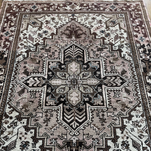 Hand Knotted Persian Heriz - Unusal Size image-2