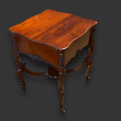 Late Victorian Mahogany Surprise Drinks Cabinet image-4