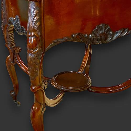 Late Victorian Mahogany Surprise Drinks Cabinet image-6