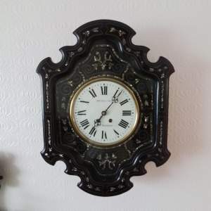 French Provincial Wall clock by Rouzeau fils aux Herbiers