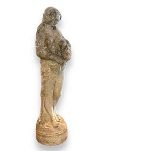 Old Garden Statuette of a Lady