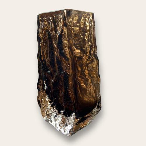 Whitefriars Cinnamon Coffin Vase image-3
