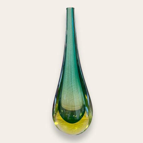 Murano Uranium Glass Vase image-1