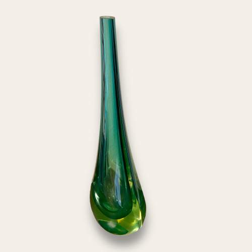 Murano Uranium Glass Vase image-2