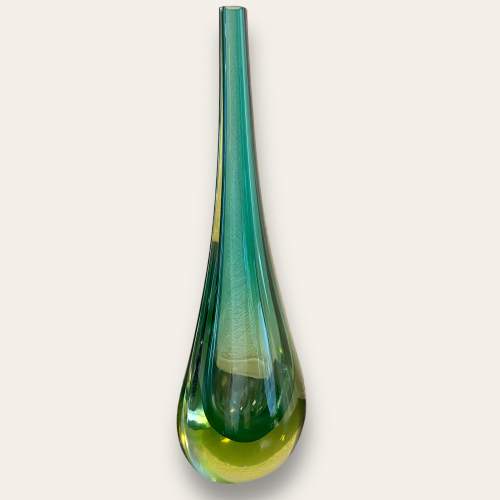 Murano Uranium Glass Vase image-3