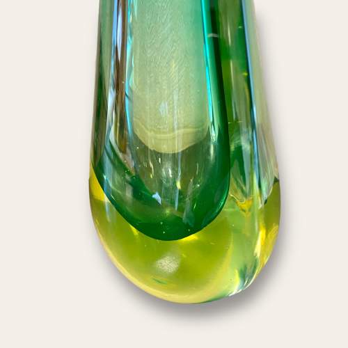 Murano Uranium Glass Vase image-4