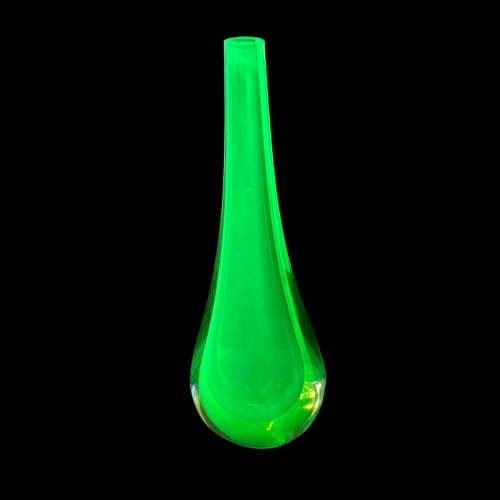 Murano Uranium Glass Vase image-6