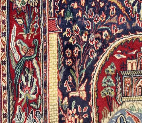 Wonderful Hand Knotted Persian Rug Sarouk Stunning Ex Quality image-6