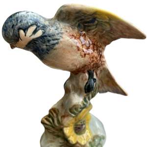 A Rare Beswick  Beagle Chickadee Bird Figurine