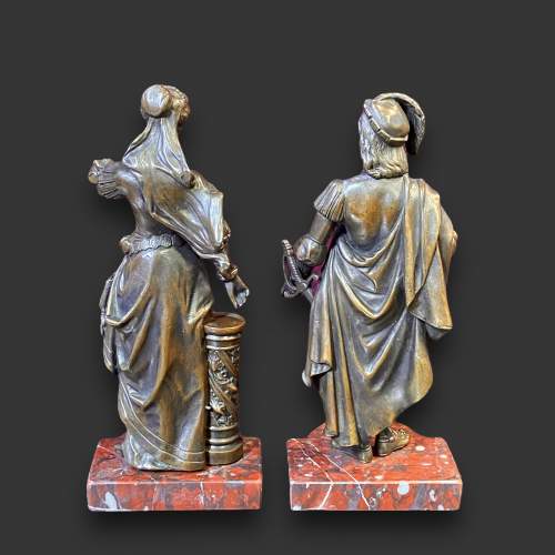 Late 19th Century Bronze Figure of Noble Man and Woman image-6