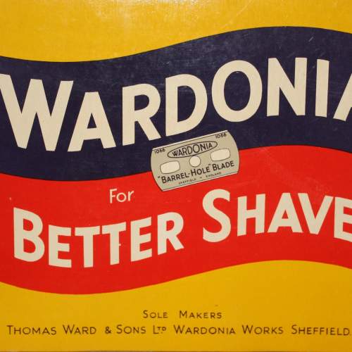 Vintage  Wardonia Advertising Card For Better Shaves image-3