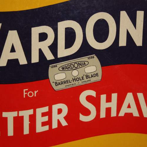 Vintage  Wardonia Advertising Card For Better Shaves image-4