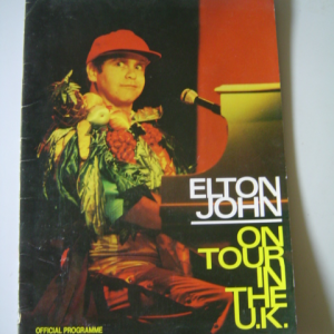 Elton John On Tour In The UK 1982 Concert Tour Programme