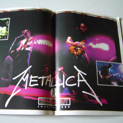 Metallica Big Day Out 1999 UK Souvenir Programme image-2