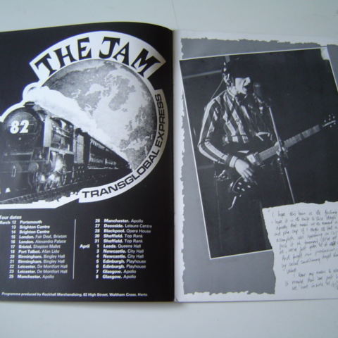The Jam Trans Global Express - Original 1982 Tour Programme image-2