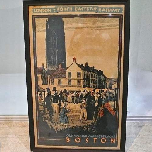 Original 1927 London & North Eastern Railway Poster - Boston image-1