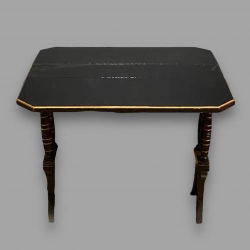 Small Ebonised Victorian Sutherland Table image-2