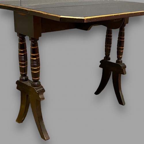 Small Ebonised Victorian Sutherland Table image-3