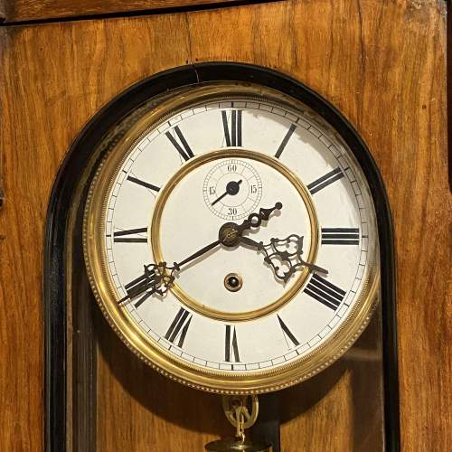 Eight Day Single Weight Vienna Wall Clock by Gustav Becker image-2