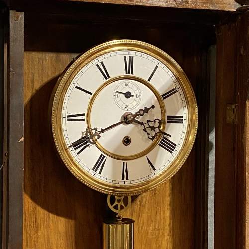 Eight Day Single Weight Vienna Wall Clock by Gustav Becker image-3