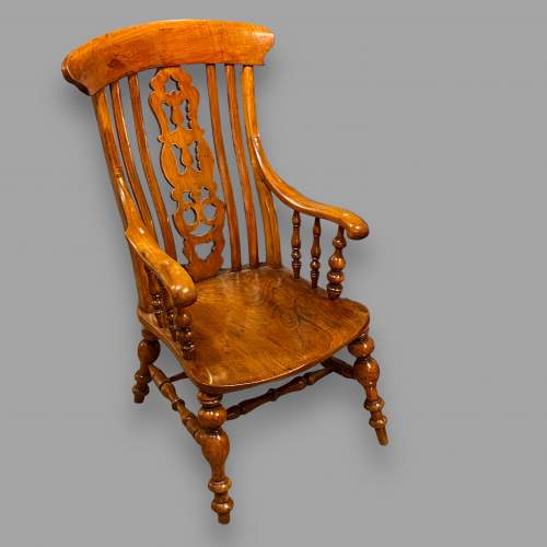 Victorian Grandfather Chair image-1