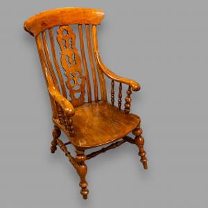 Victorian Grandfather Chair