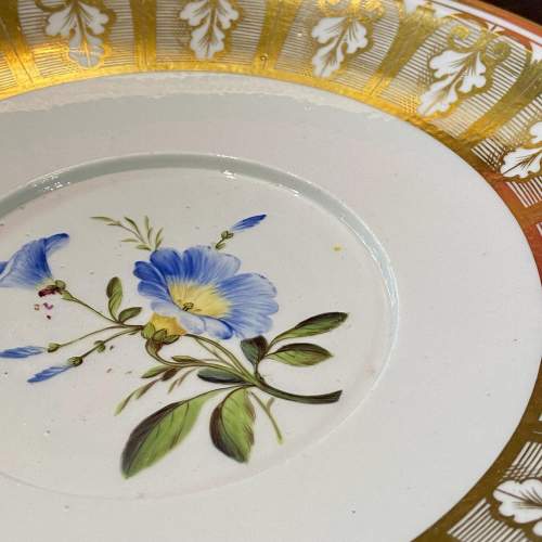 19th Century English Botanical Porcelain Stand image-2