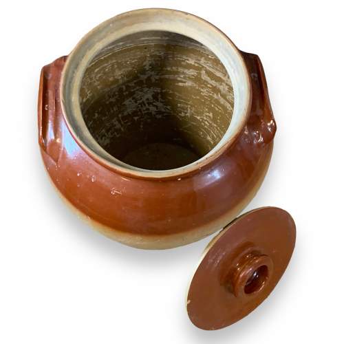 Pair of 19th Century Stoneware Olive Storage Jars image-6