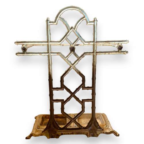 Victorian Cast Iron Faux Bamboo Stick Stand image-4