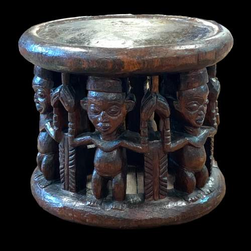Antique Tribal Chiefs Seat image-4