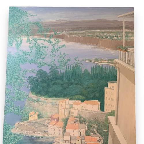 Tom Alderson Acrylic on Board Painting of Sorrento image-2