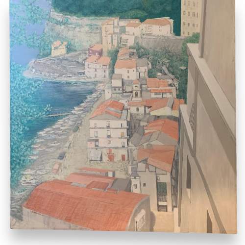 Tom Alderson Acrylic on Board Painting of Sorrento image-3