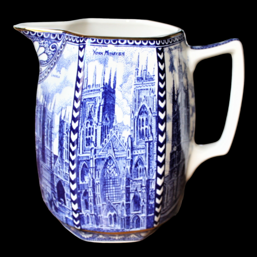 Blue & White Ringtons Ltd Tea Merchants Cathedrals of Britain Jug image-1