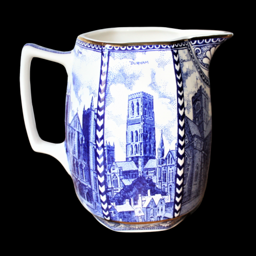 Blue & White Ringtons Ltd Tea Merchants Cathedrals of Britain Jug image-3