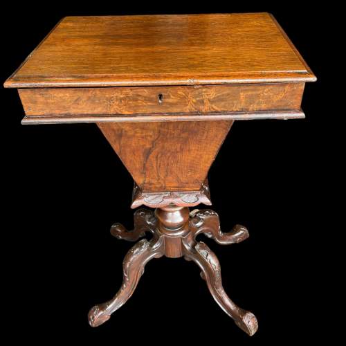19th Century Sewing Work Table image-1