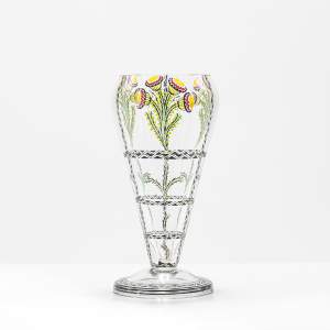 Edwardian Bohemian Secessionist Glass Vase