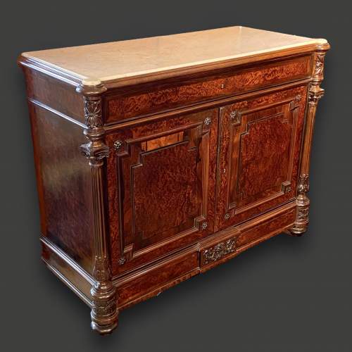 19th Century French Marble Topped Cabinet image-1