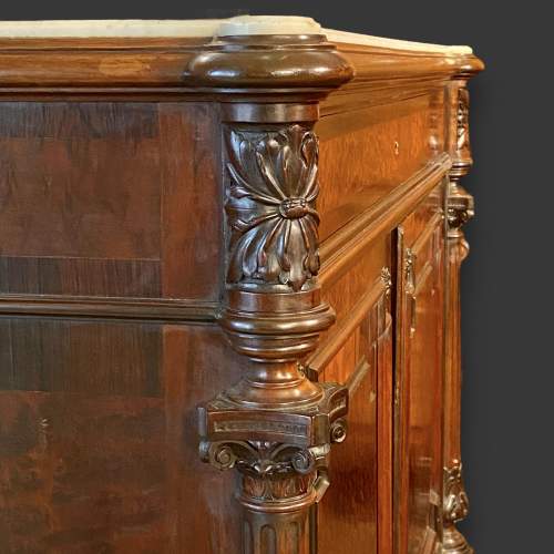19th Century French Marble Topped Cabinet image-6