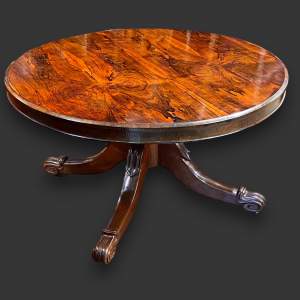 Victorian Rosewood Tilt Top Loo Table