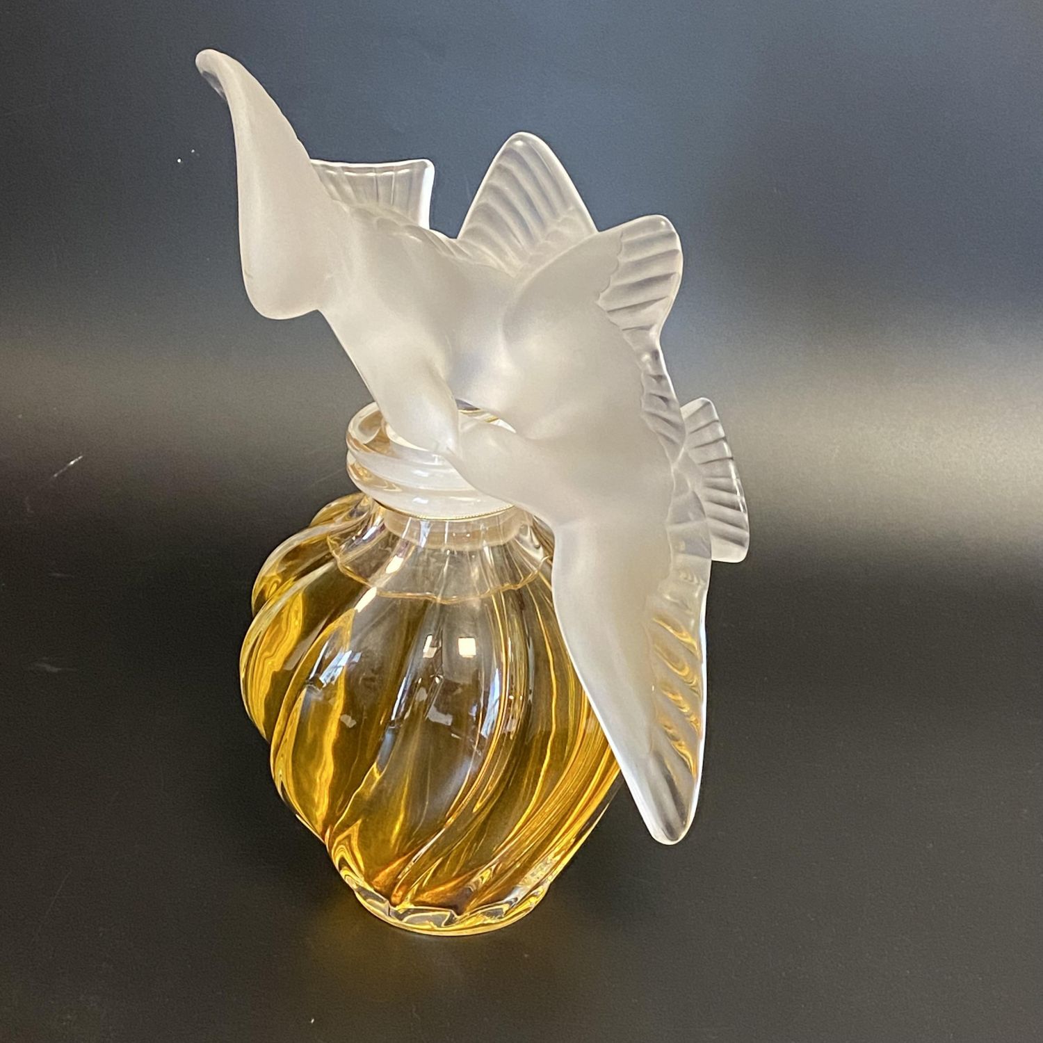 Lalique L Air Du Temps Giant Filled Factice - Glass - Hemswell Antique ...